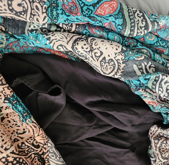 Dress Forum Halter Tue Neckline Patterned Maxi Dress Small - Picture 8 of 11